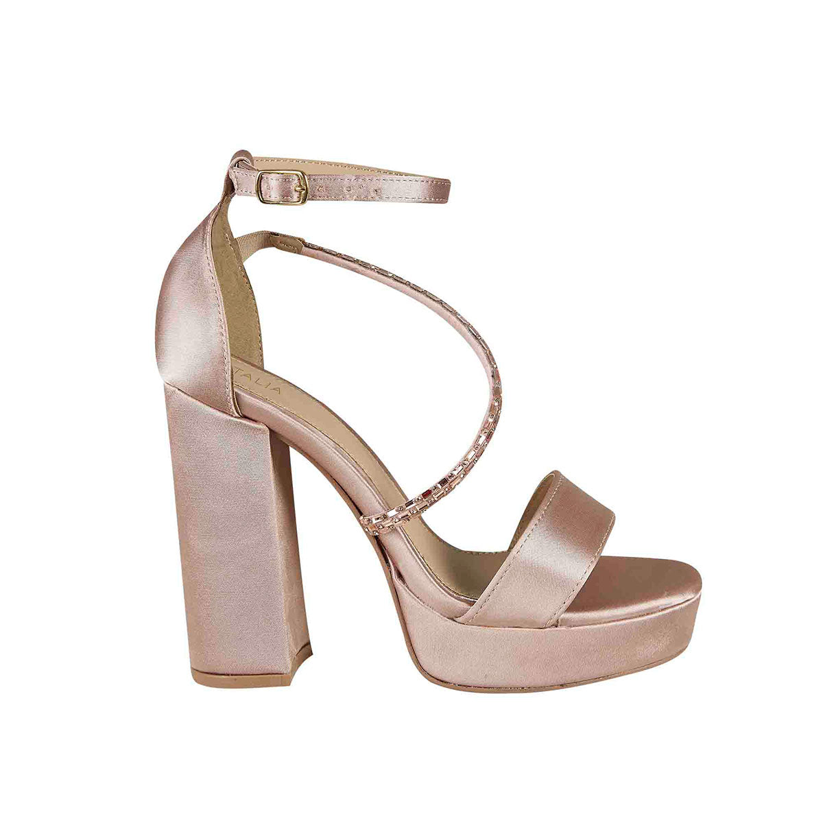 Tacón Para Mujer CASTALIA Nuty Detalle Cristal 296-20
