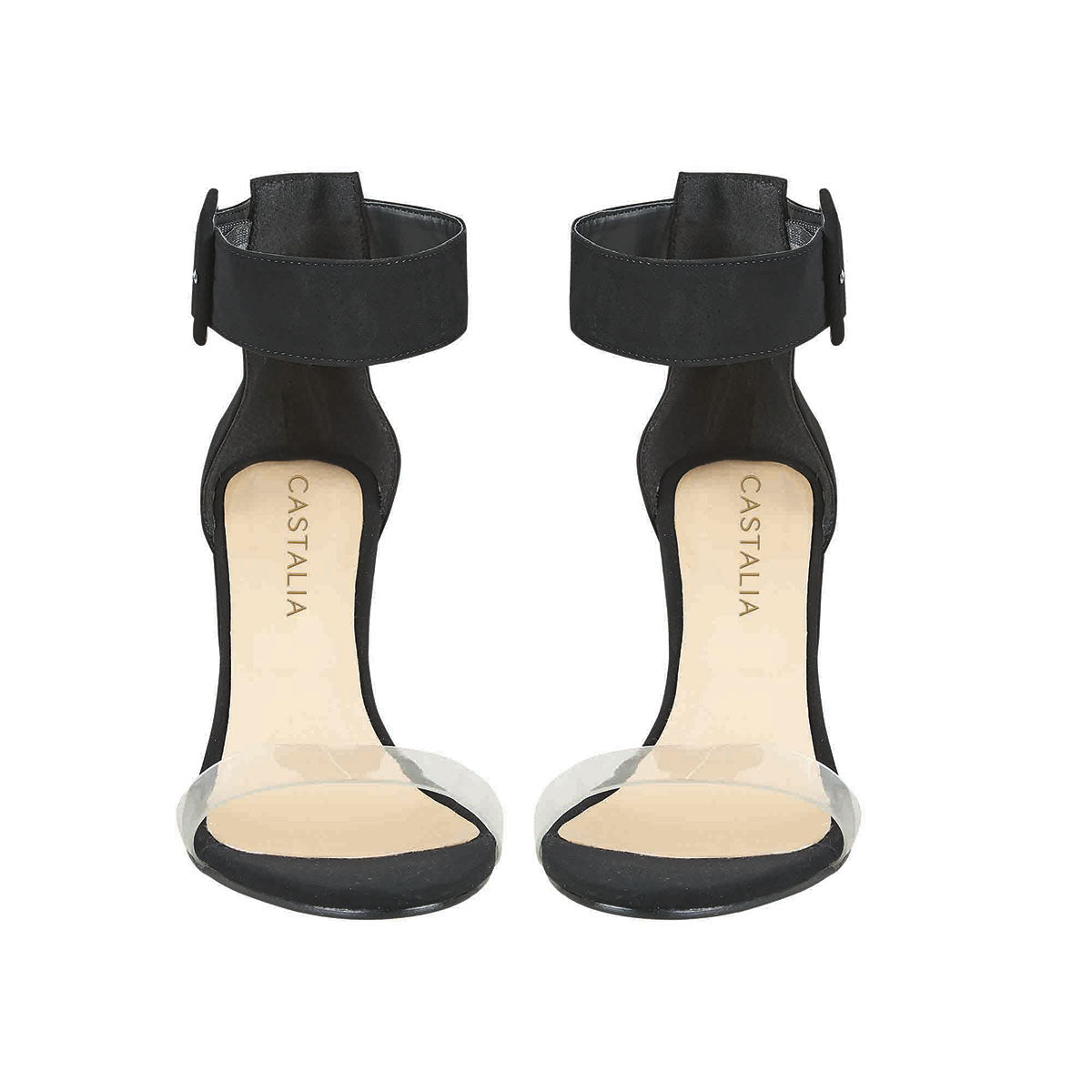 Tacón Para Mujer CASTALIA Negro Acabado Buck 304-51