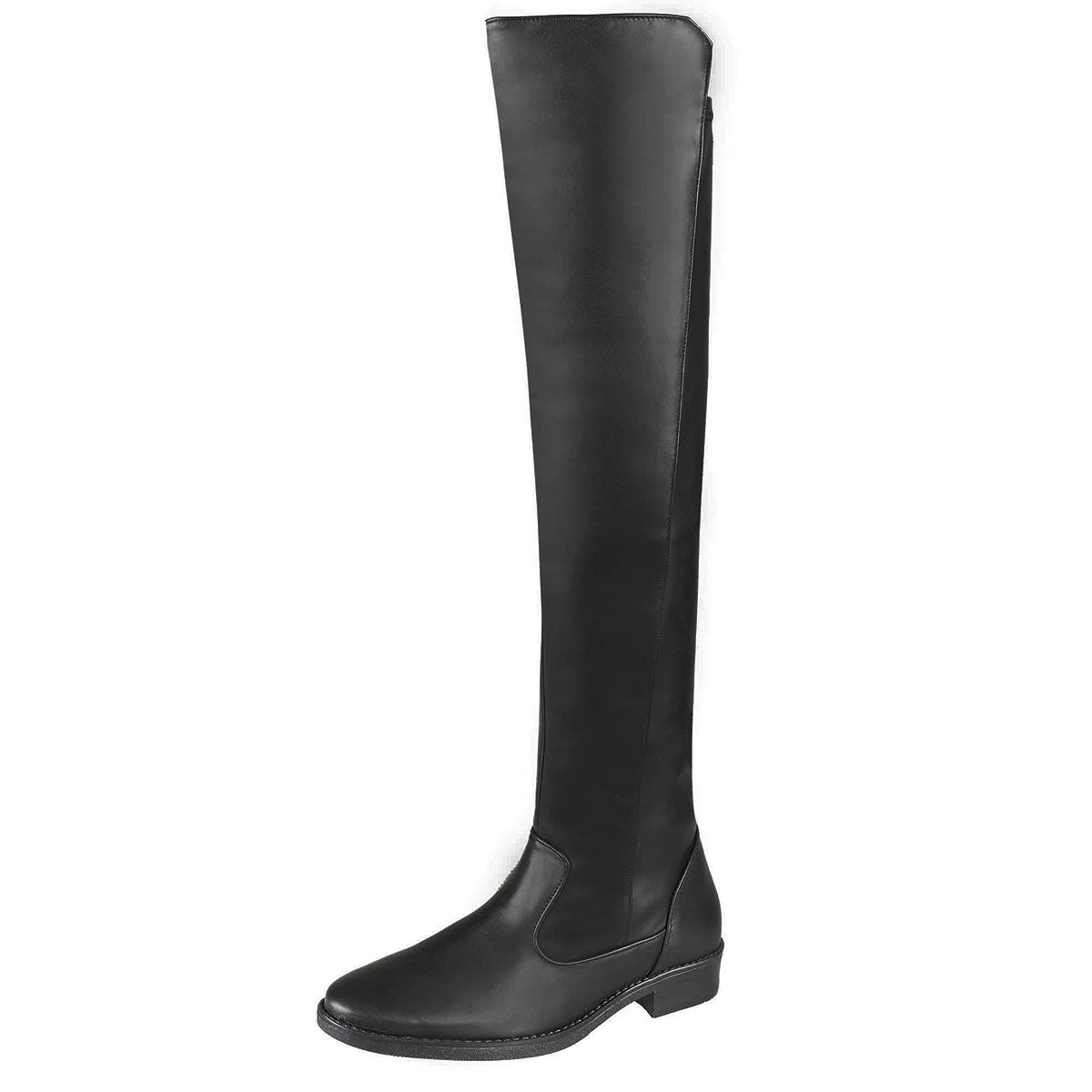 Bota Larga Mujer CASTALIA Negro Elastico Ajustable 329-73