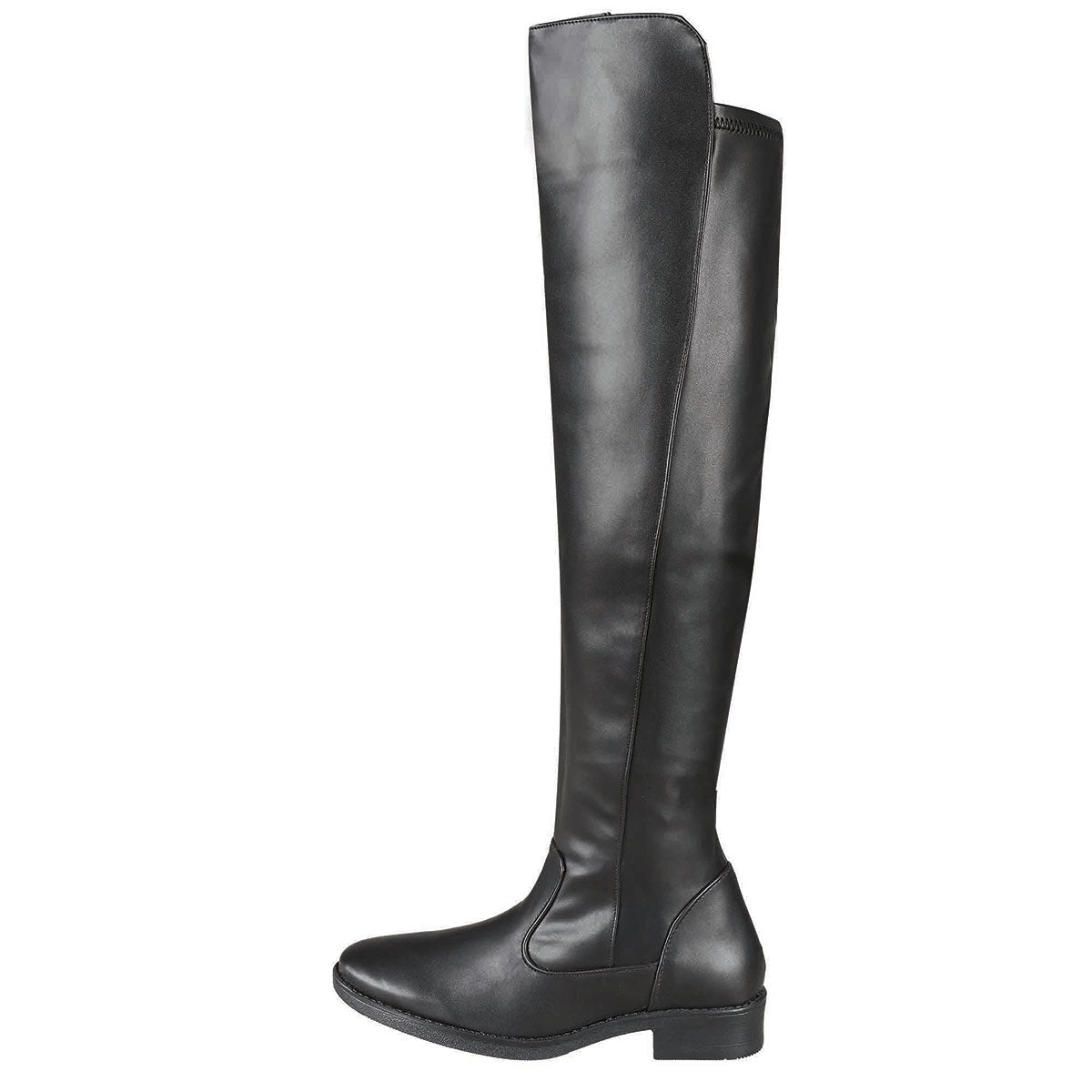 Bota Larga Mujer CASTALIA Negro Elastico Ajustable 329-73