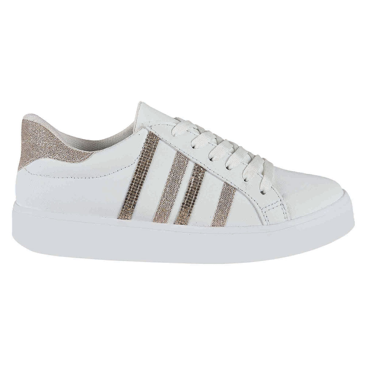 Tenis Urbano Para Mujer CASTALIA Blanco con Pedreria 382-50