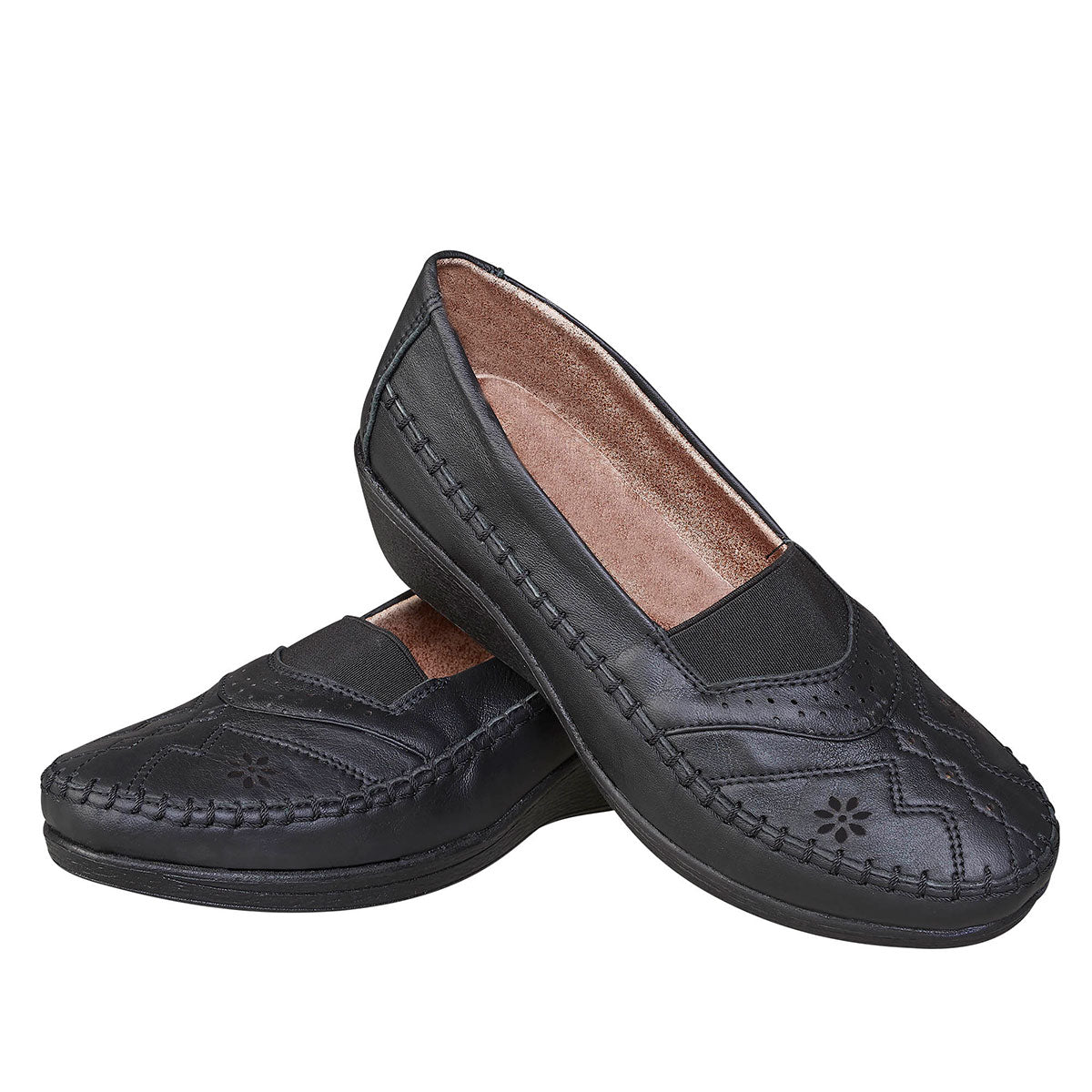 Zapato Confort Clasico Para Mujer CASTALIA 419-61 Negro
