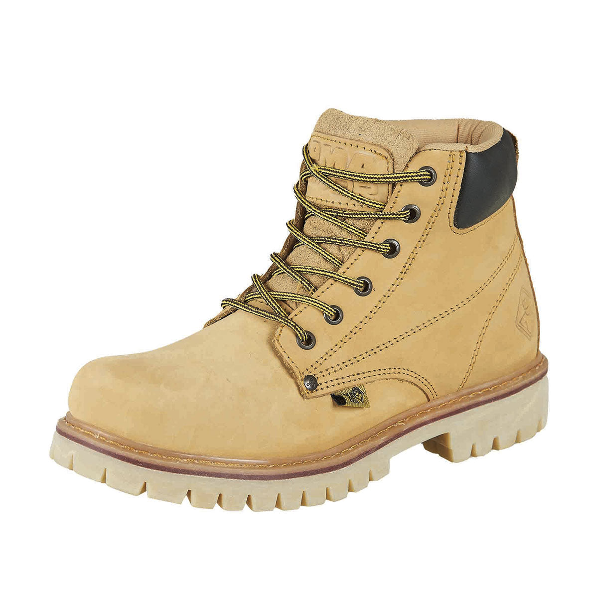 Bota Industrial Para Hombre CASTALIA Miel de Piel 476-24