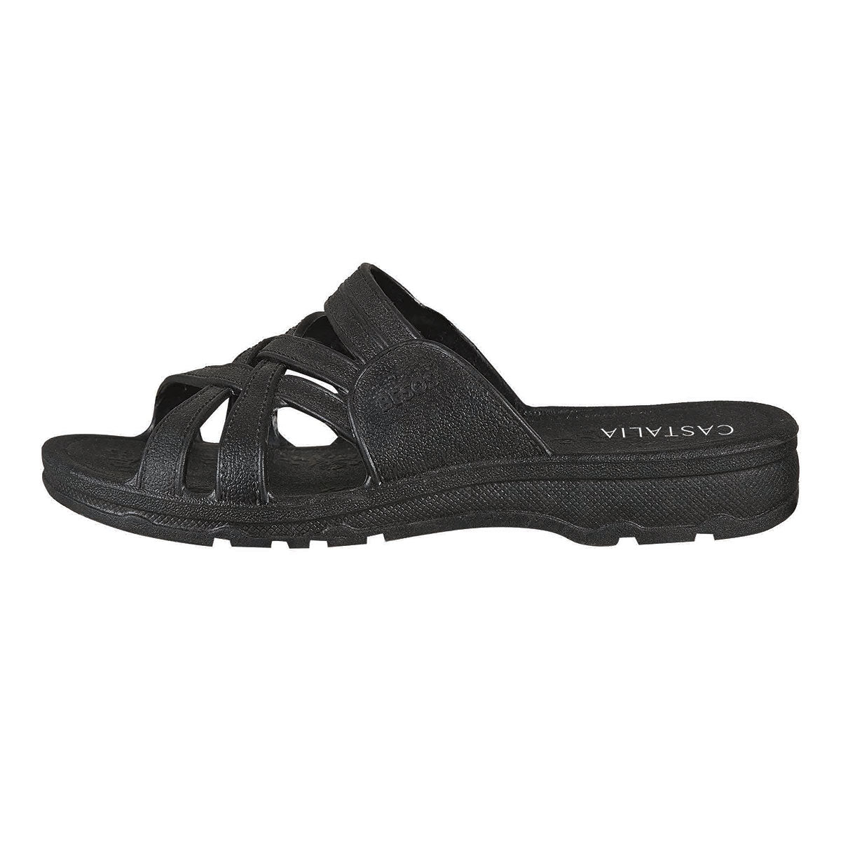 Sandalia Para Mujer CASTALIA Negro PVC 507-129