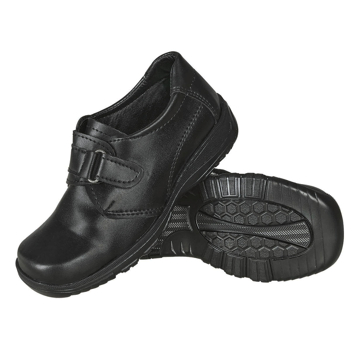 Zapato Escolar Para Niño CASTALIA Negro 508-97 Contactel Ajustable