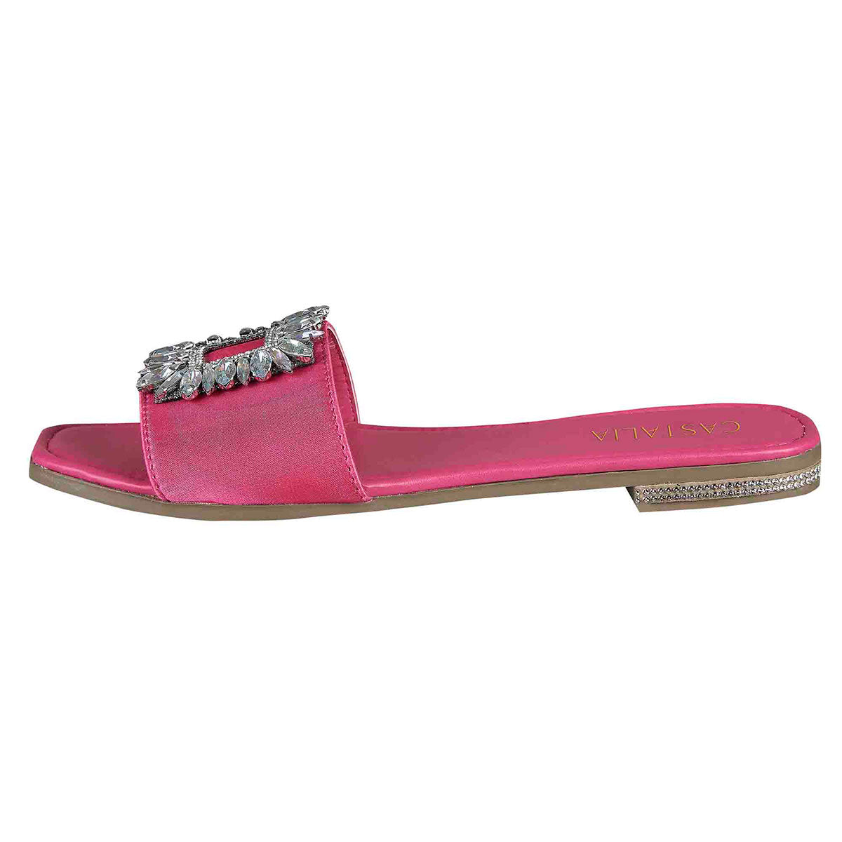 Sandalia Para Mujer CASTALIA Pitaya con Pedreria 561-83