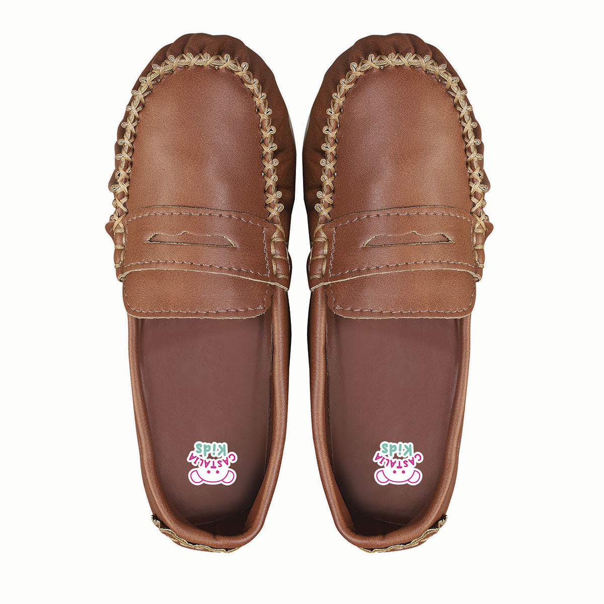 Zapato Casual Para Niño CASTALIA 561-89 Tan