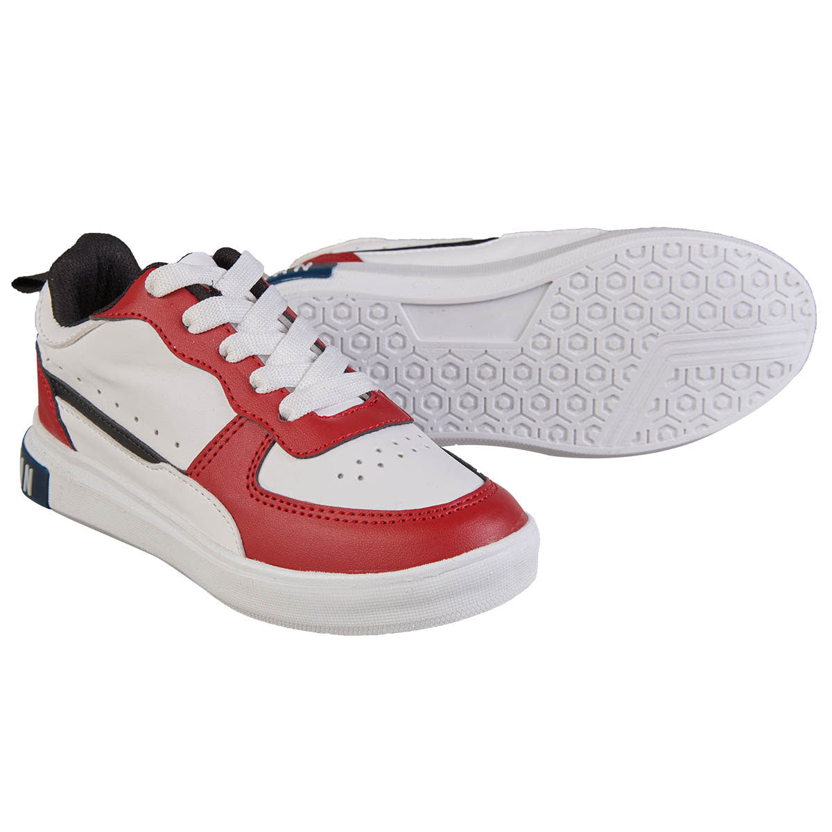 Tenis Urbano Para Niño CASTALIA 564-36 Blanco con Rojo