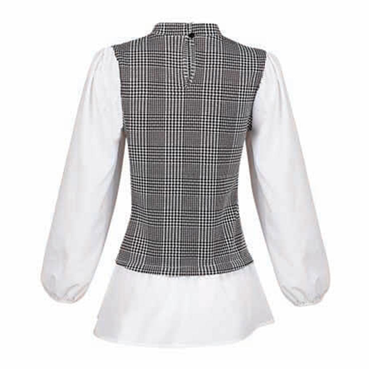 Blusa Para Mujer Manga Larga Dama TREVO 953-163 de Cuadros
