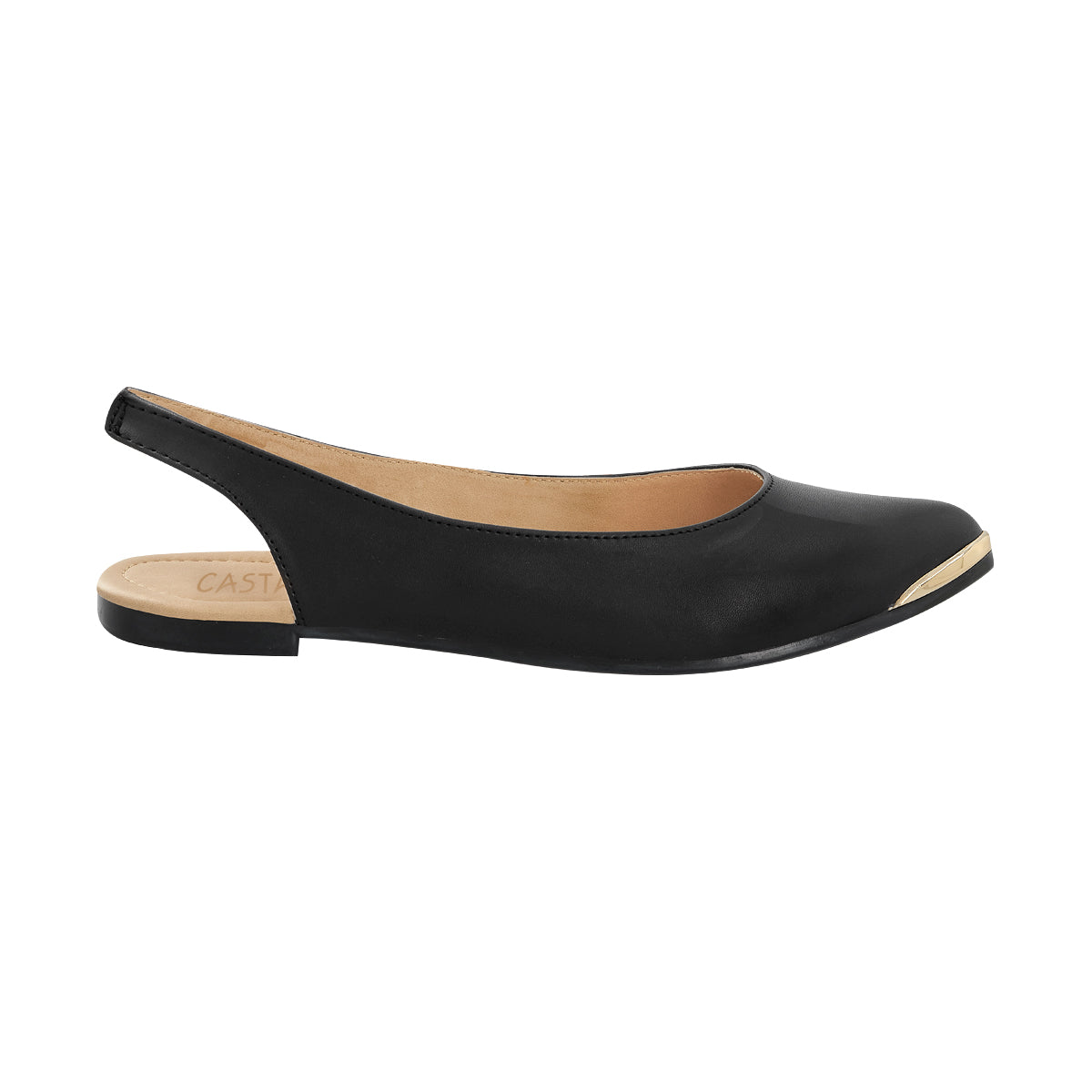 Balerina Para Mujer CASTALIA 124-51 Negro Elástico ajustable