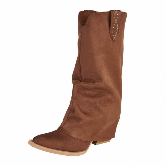 Bota Vaquera Larga Para Mujer CASTALIA 002-37 Madera