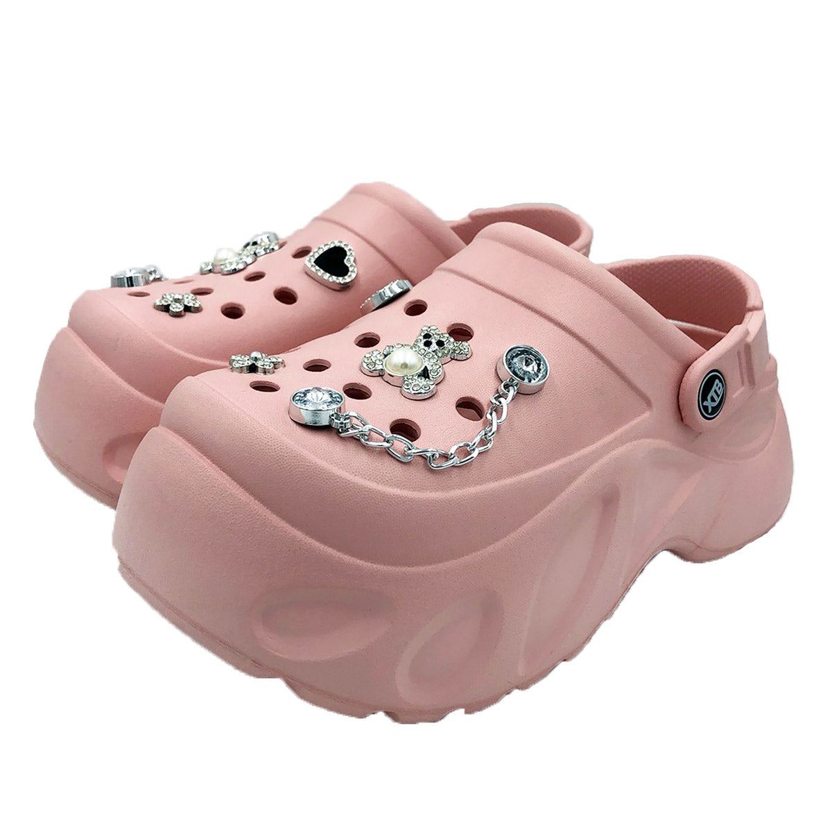 Pantuflas de Baño CASTALIA Suela Ancha con cristales