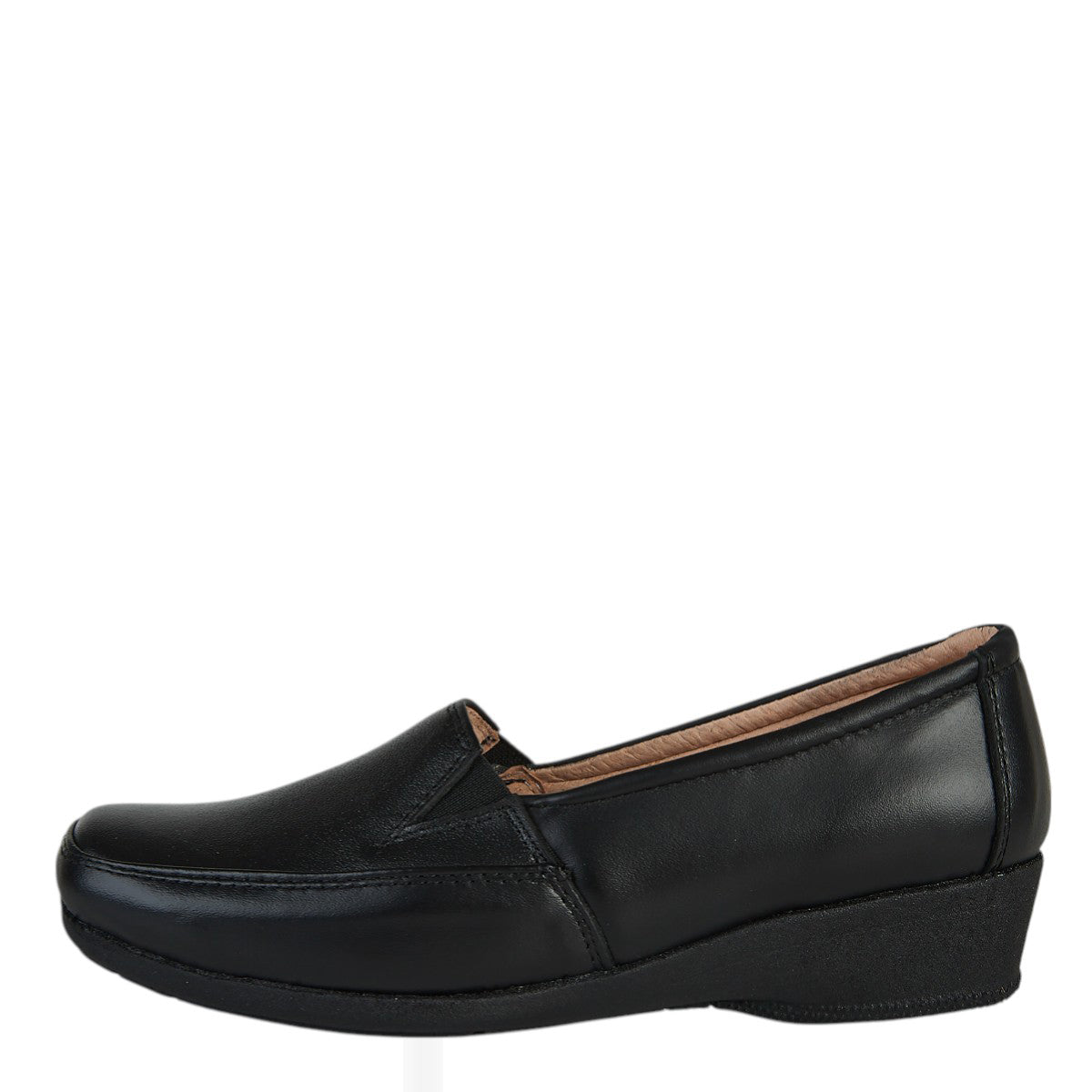 Zapato Confort Clásico Mujer Castalia 016-29 Negro Liso