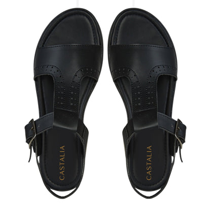 Huarache Confort Para Mujer Castalia Hebilla Ajustable