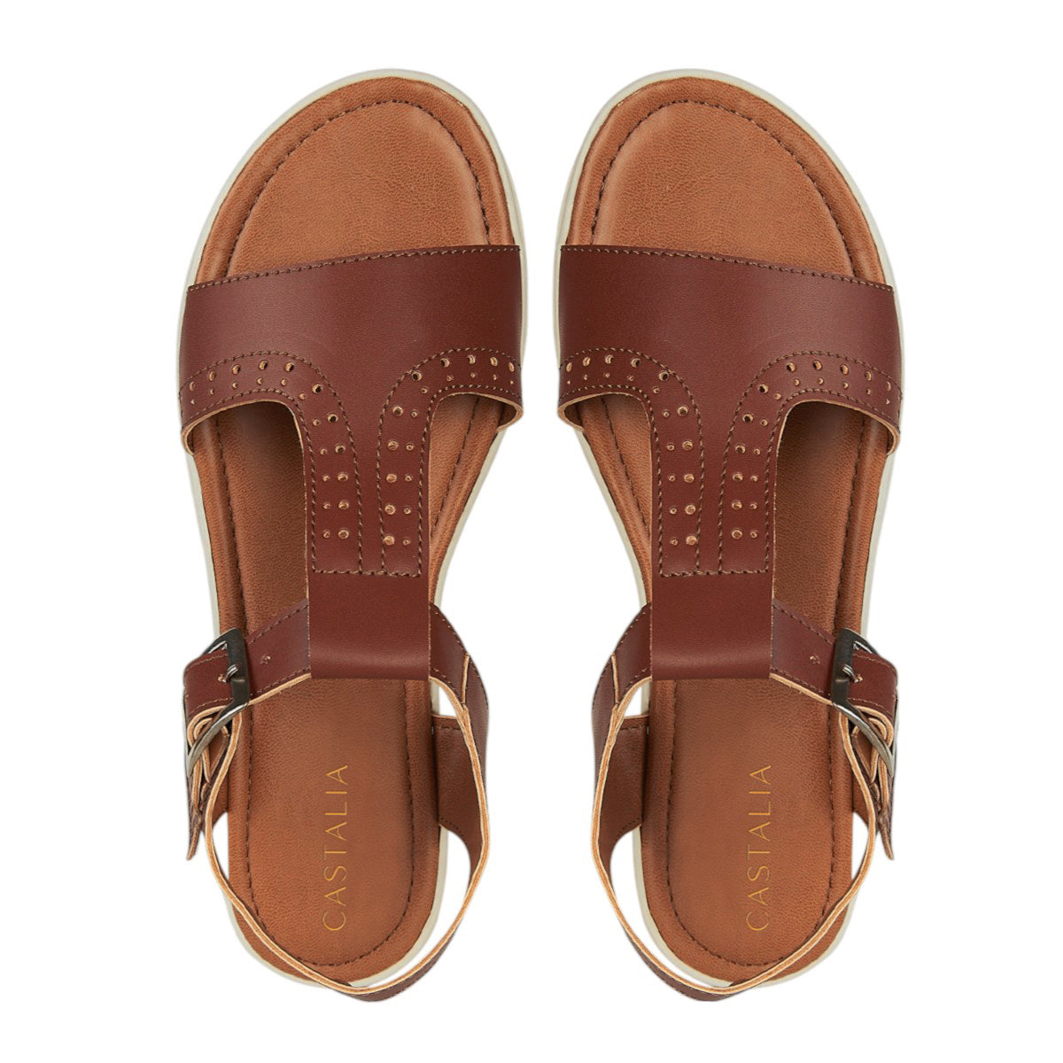 Huarache Confort Para Mujer Castalia Hebilla Ajustable