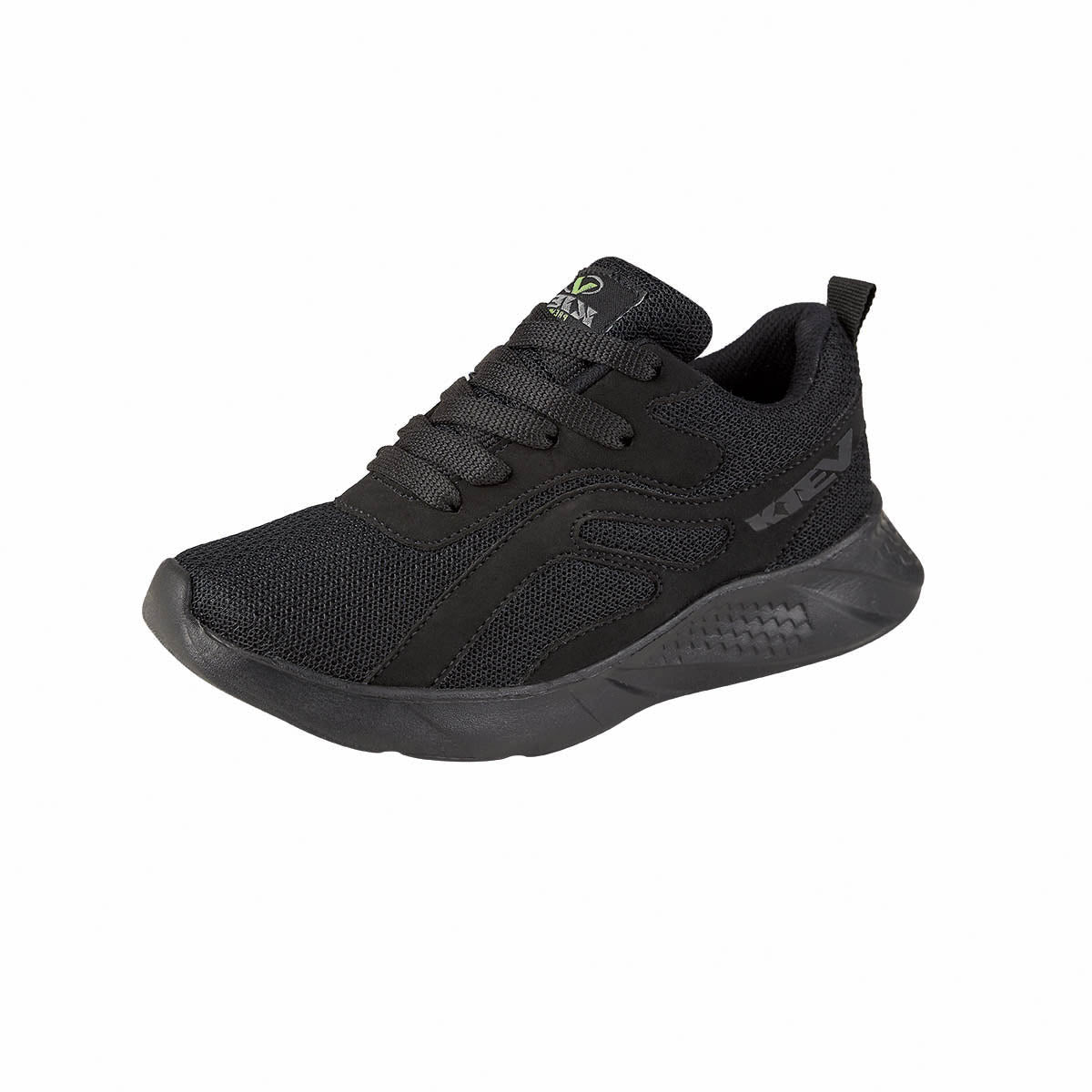 Tenis Deportivo Para Niño CASTALIA 100-02 Negro con Agujetas