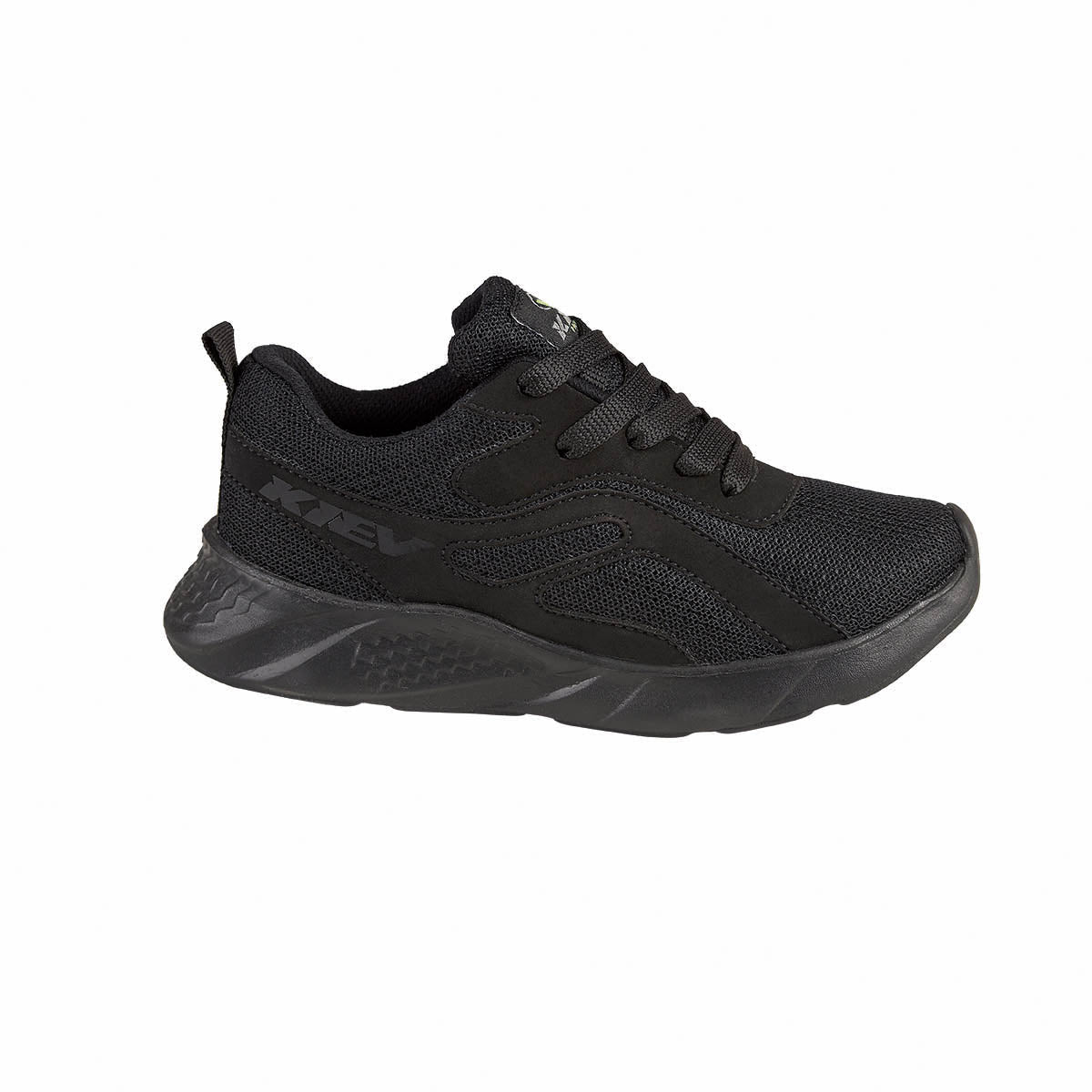 Tenis Deportivo Para Niño CASTALIA 100-02 Negro con Agujetas