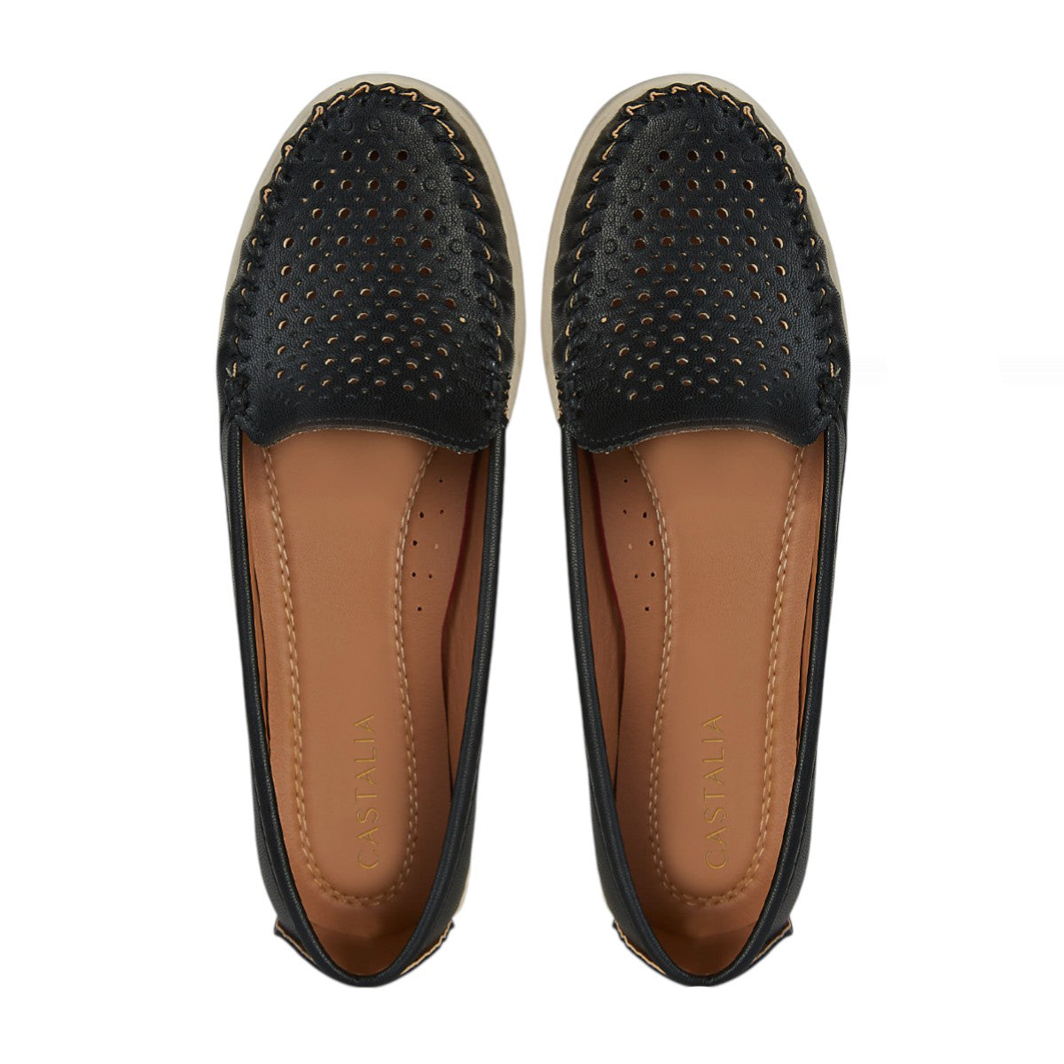 Zapato Confort Mujer Castalia Plantilla Cómoda Corte Láser