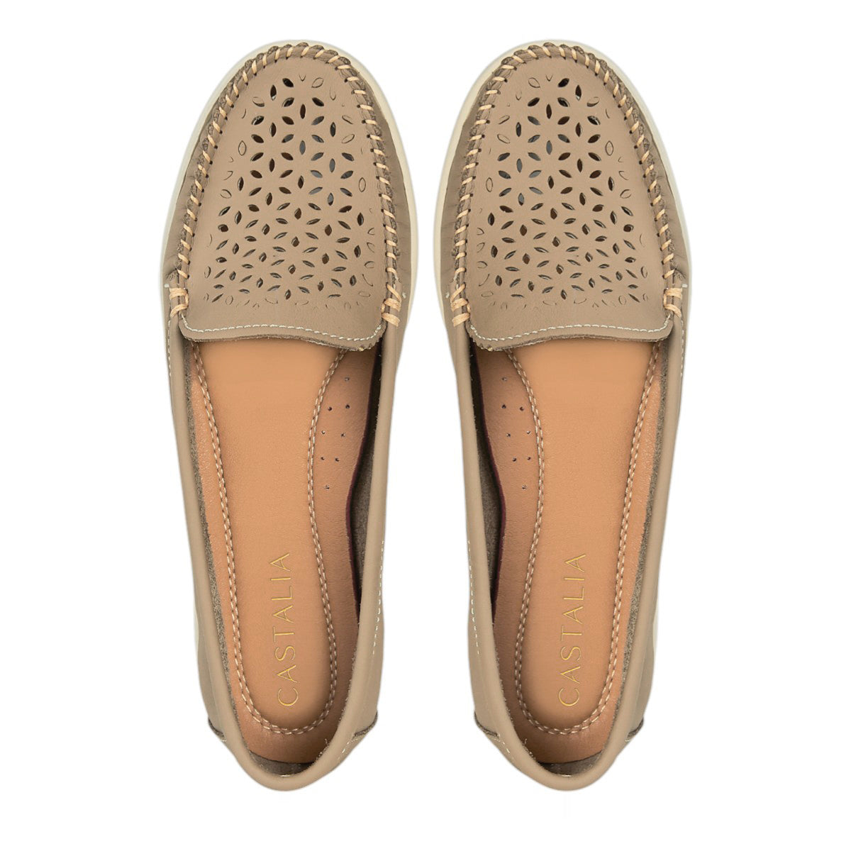 Zapato Confort Mujer Castalia Plantilla Cómoda Corte Láser