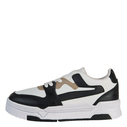 Tenis Urbano Para Mujer Castalia 109-111 Blanco Con Negro