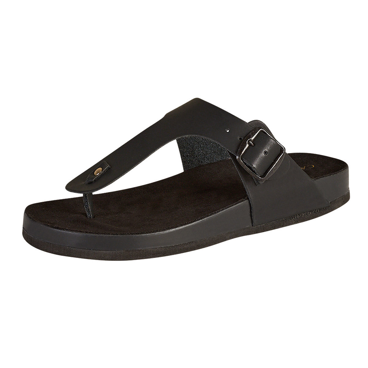Huarache Para Mujer CASTALIA 139-41 Negro Hebilla Ajustable
