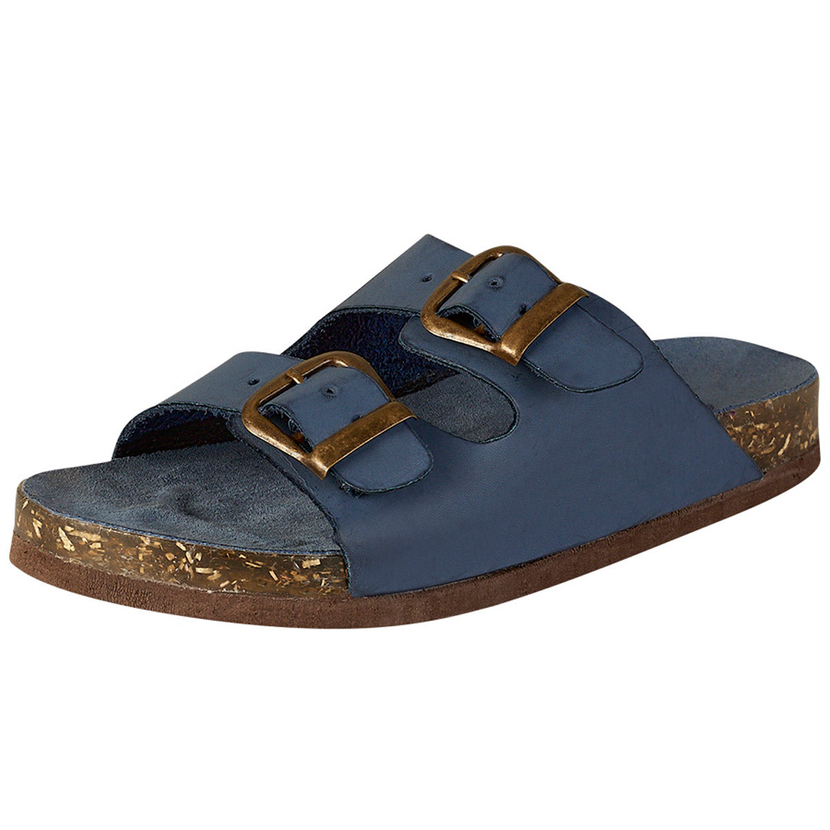 Huarache Para Mujer CASTALIA 139-43 Azum Doble Hebilla