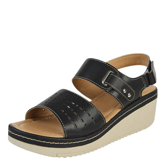 Plataforma Mujer Castalia 145-105 Negro Cinta Autoadherente