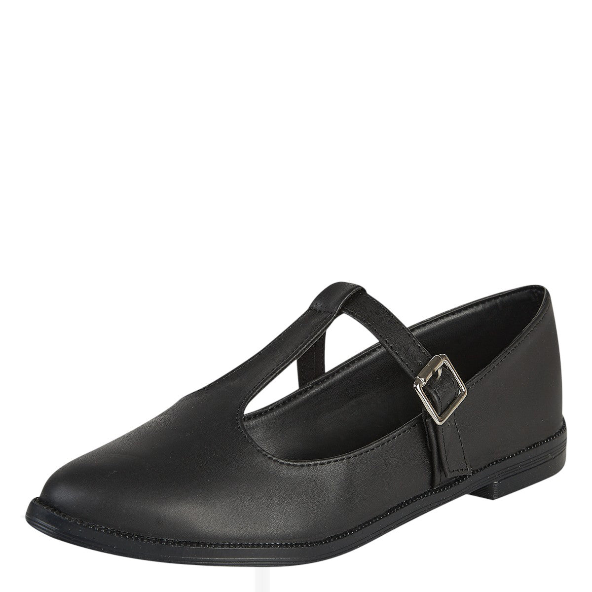 Balerina Para Mujer Castalia 185-014 Negro Hebilla Ajustable