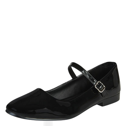 Balerina De Charol Para Mujer Castalia Hebilla Ajustable
