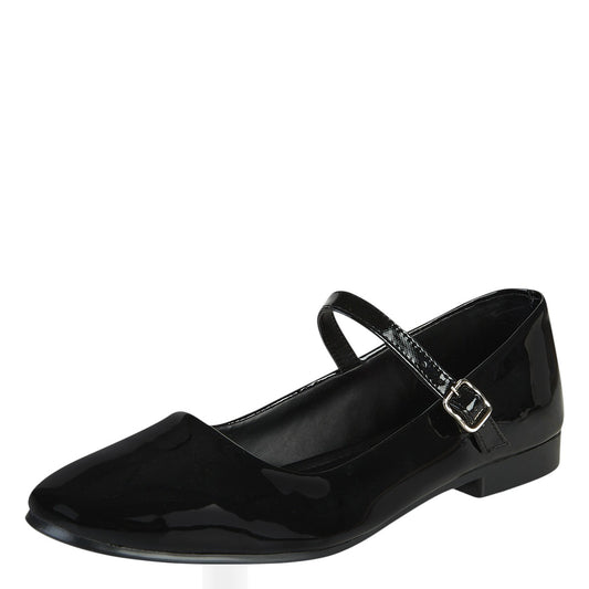 Balerina De Charol Para Mujer Castalia Hebilla Ajustable