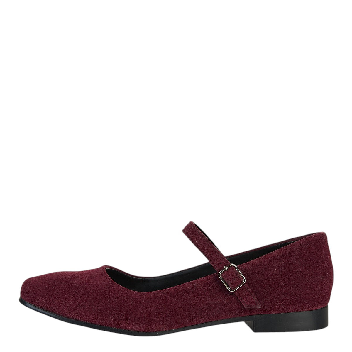 Balerina De Gamuza Para Mujer Castalia Hebilla Ajustable