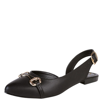 Balerina Para Mujer CASTALIA Con Detalle Dorado
