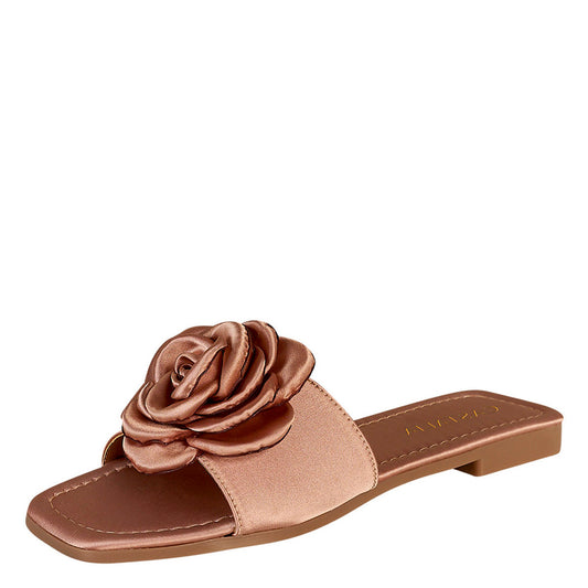 Sandalia Para Mujer CASTALIA 220-91 Nutty con Flor