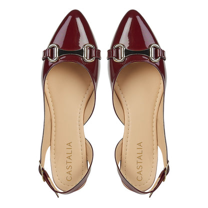 Balerina Para Mujer CASTALIA Con Detalle Dorado