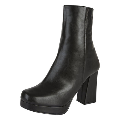 Bota Para Mujer Castalia 246-92 Negro Cierre Lateral
