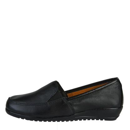 Zapato Confort Clásico Mujer CASTALIA 250-60 Negro Elástico Ajustable