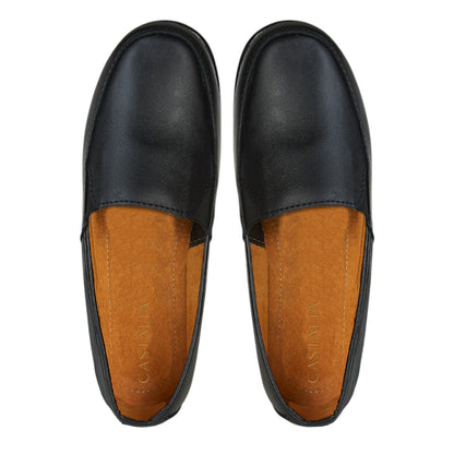 Zapato Confort Clásico Mujer CASTALIA 250-60 Negro Elástico Ajustable