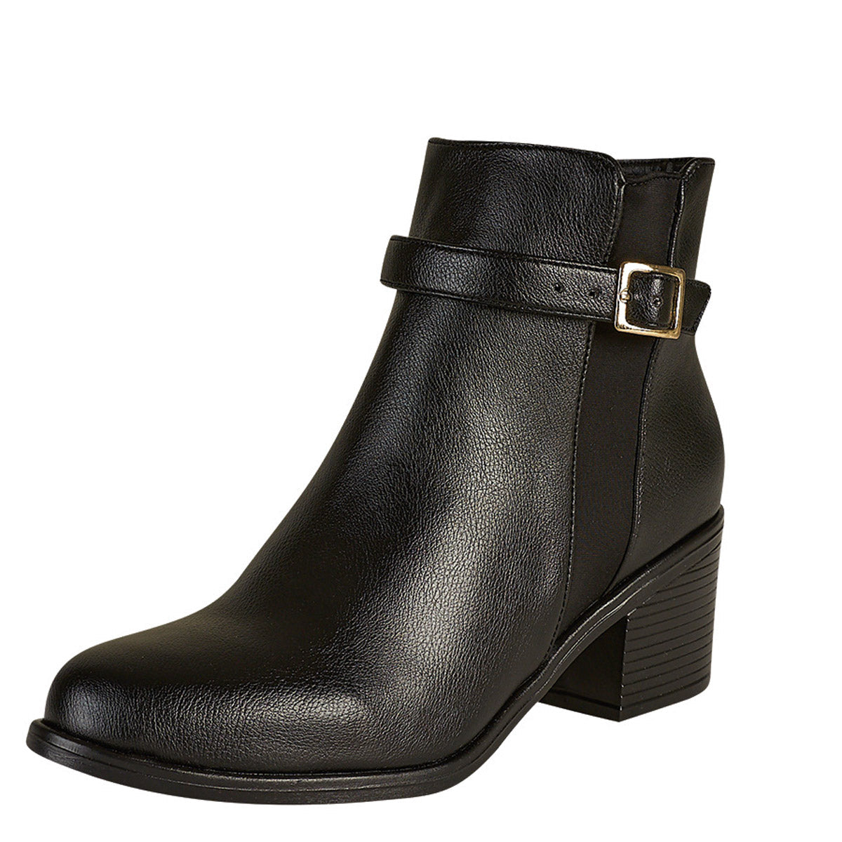 Botín Para Mujer CASTALIA 256-81 Negro Detalle de Correa