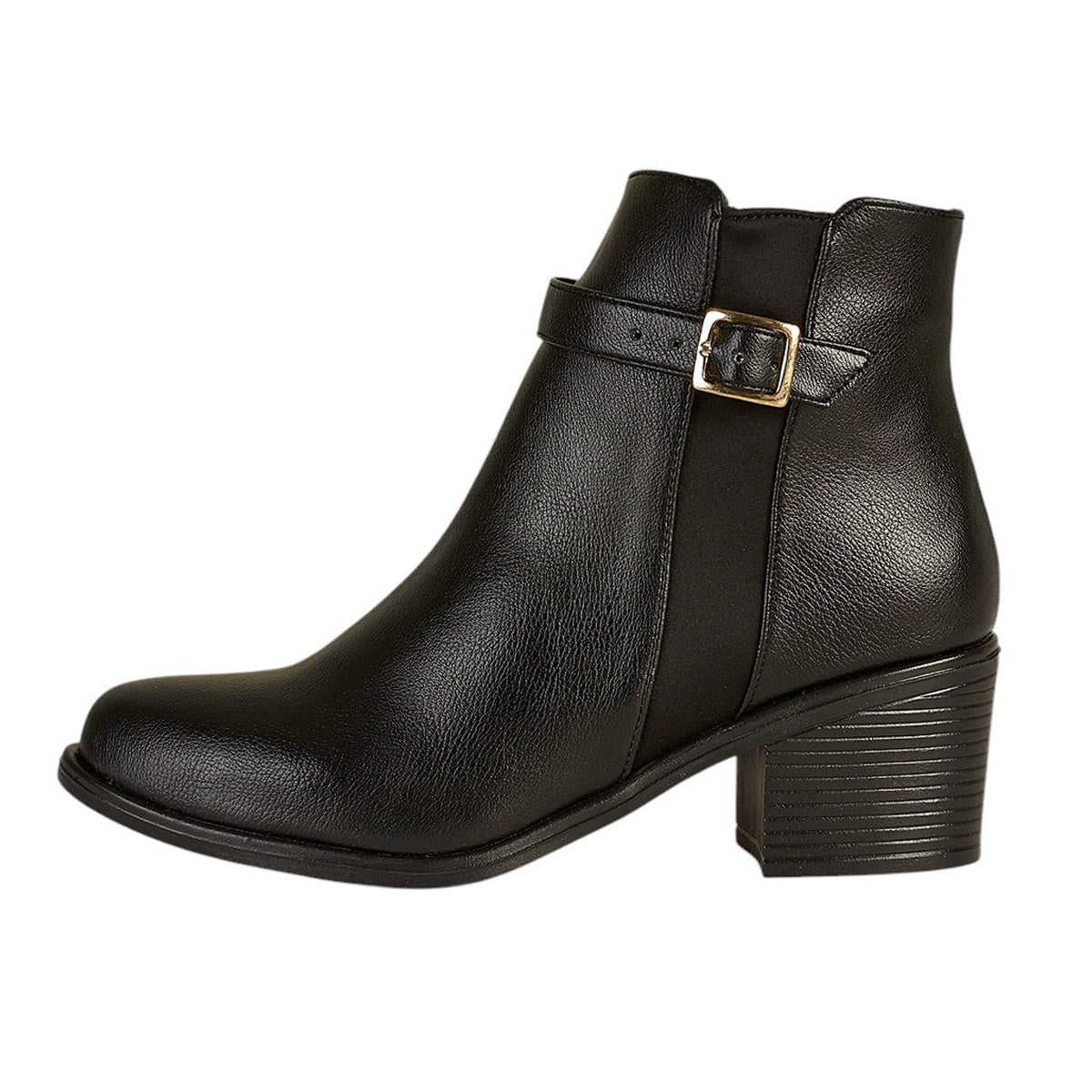 Botín Para Mujer CASTALIA 256-81 Negro Detalle de Correa
