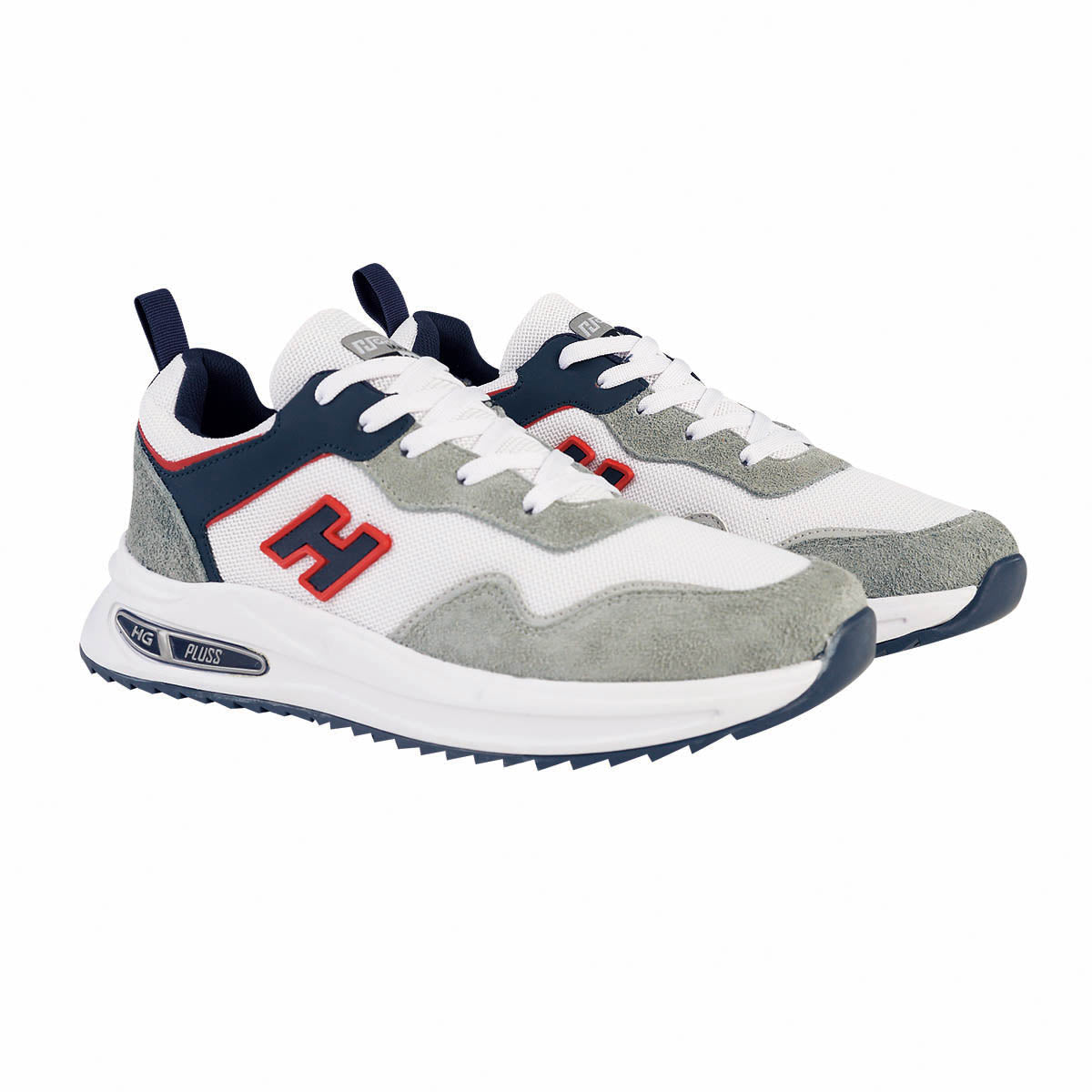 Tenis Deportivo Para Hombre CASTALIA 270-51 Blanco con Gris