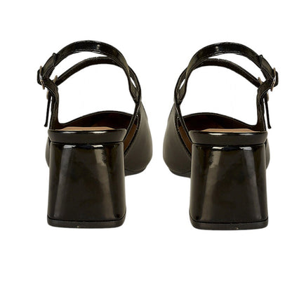 Tacón De Charol Mujer CASTALIA 288-07 Negro Doble Ajuste