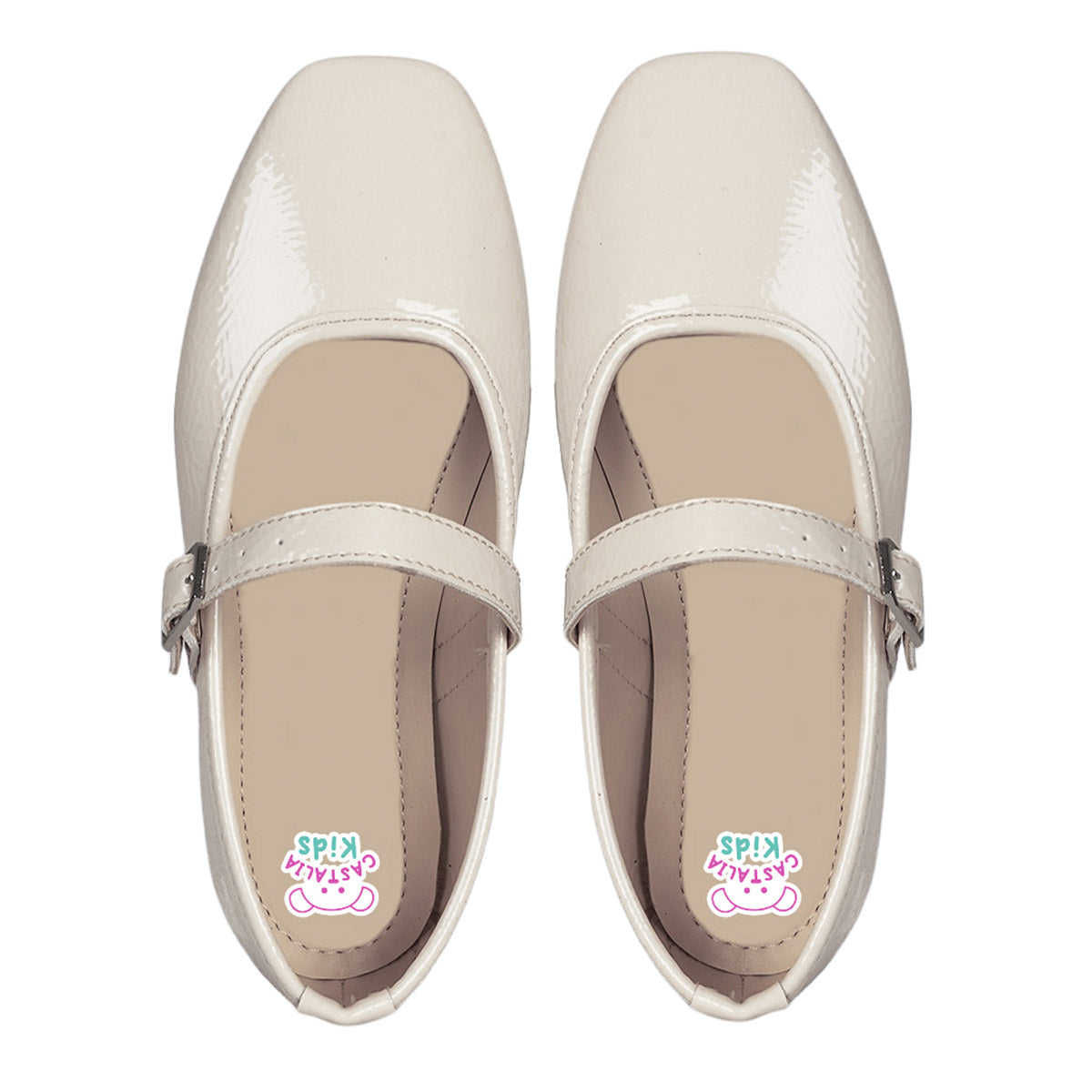 Balerina Para Niña CASTALIA 325-46 Blanco Correa Ajustable