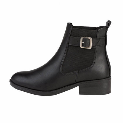 Botin Para Mujer CASTALIA 329-79 Negro Elástico Ajustable