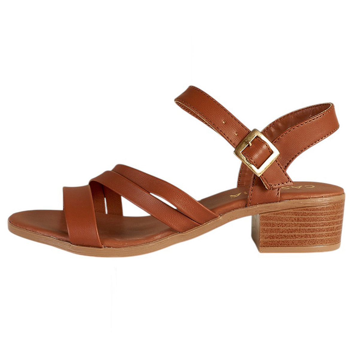 Tacón Bajo Para Mujer CASTALIA 329-83 Tan