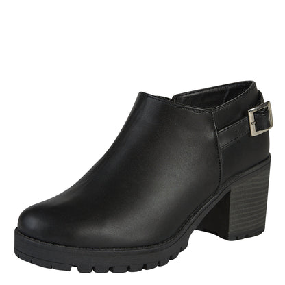 Botín Tipo Chelsea Para Mujer Castalia 329-95 Negro