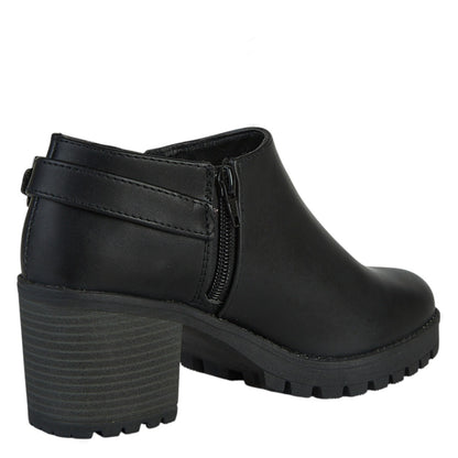 Botín Tipo Chelsea Para Mujer Castalia 329-95 Negro