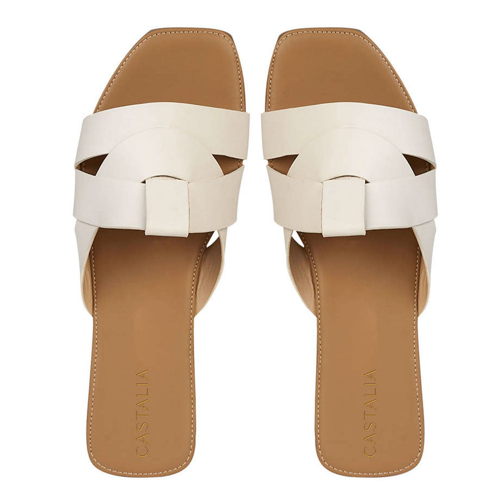 Huarache de Piso Para Mujer CASTALIA 337-73 Latte