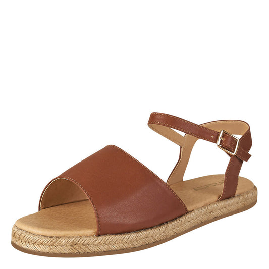 Sandalia Para Mujer CASTALIA 337-76 Tan Suela de Yute