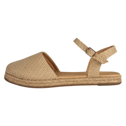 Sandalia Para Mujer CASTALIA 337-77 Beige de Yute