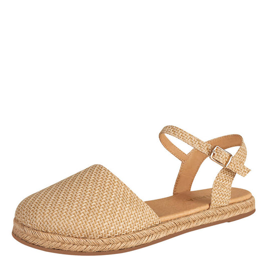 Sandalia Para Mujer CASTALIA 337-77 Beige de Yute